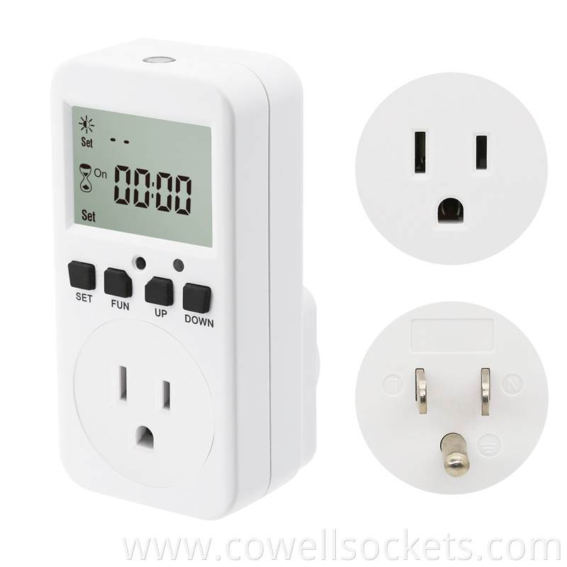 Photocell Countdown Timer Plug Specification